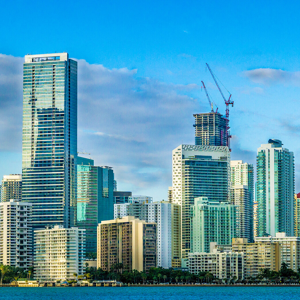 Cupertino Electric works on the Network Access Point of the Americas in Miami, Florida